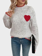 Womens Wool Pullover Loose Chunky Knit Jumper
