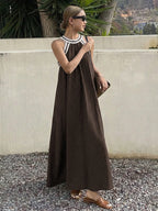 Halter Summer Dresses for Women 2026 Sleeveless Boho Sundresses
