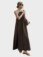 Halter Summer Dresses for Women 2026 Sleeveless Boho Sundresses