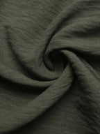 Womens Midi Dress Sleeve Ruffle Trim  Belted Dress V Neck High Waist