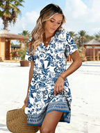 V-Neck Summer Vacation Dress