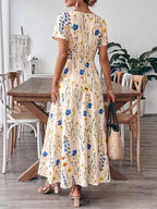 Women's Casual Square Neck Dress