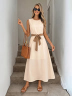 Women's A-Line Sleeveless Dress