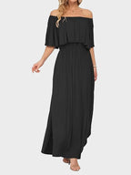Women's Plus Size Off The Shoulder Dress