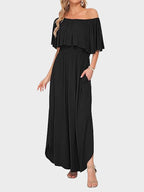 Women's Plus Size Off The Shoulder Dress