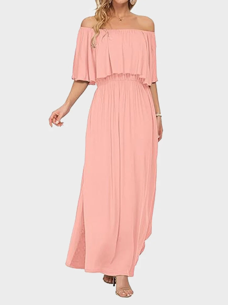 Women's Plus Size Off The Shoulder Dress