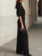 Emma | Stylish Black Three-Piece Suit Set